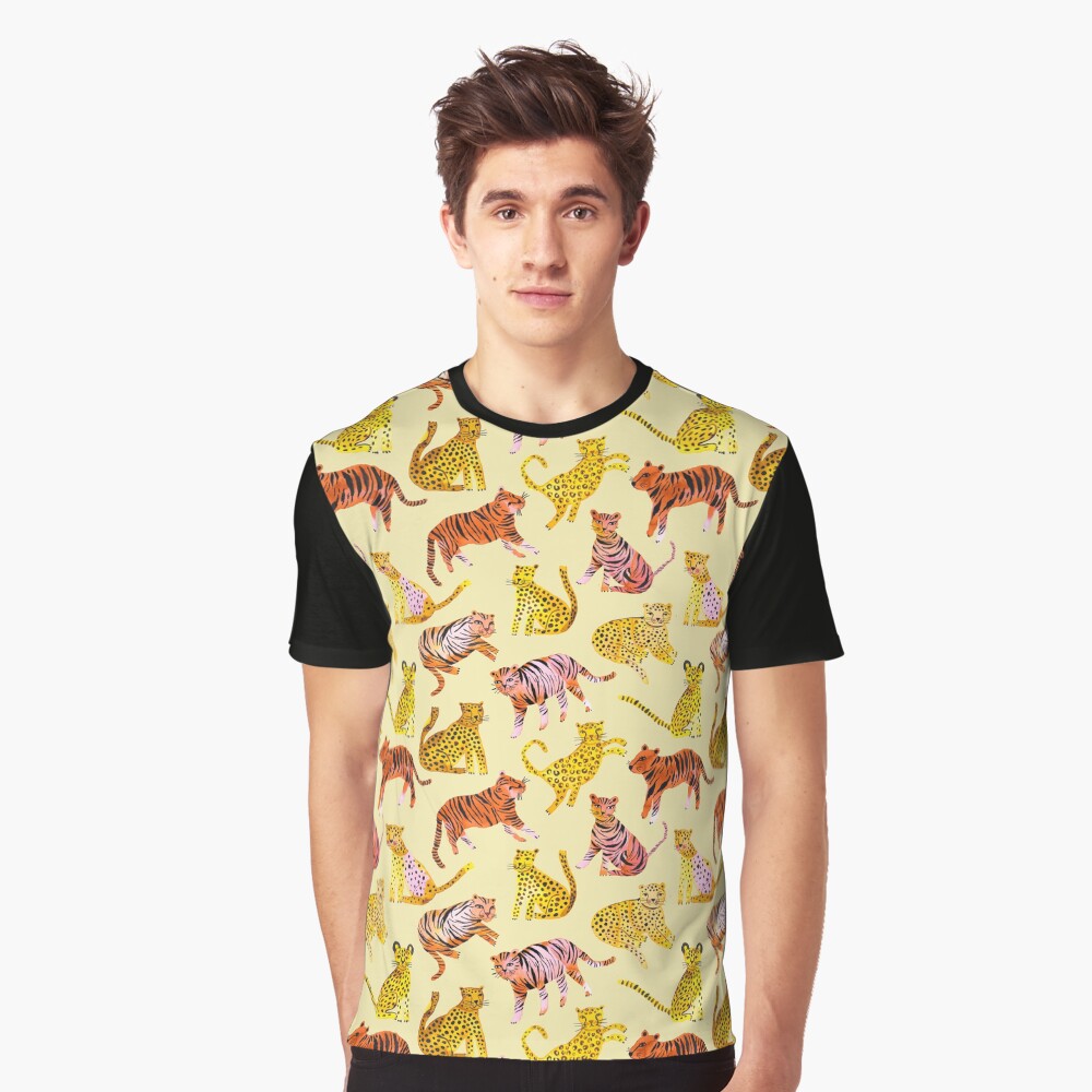 Tigers and Leopards Africa Savannah Graphic T-Shirt