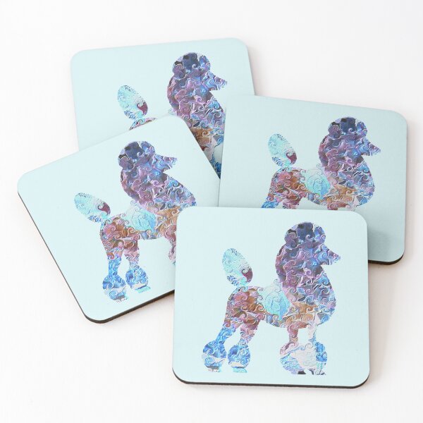 Item preview, Poodle in Hydrangea designed and sold by ThePoodleandCo.