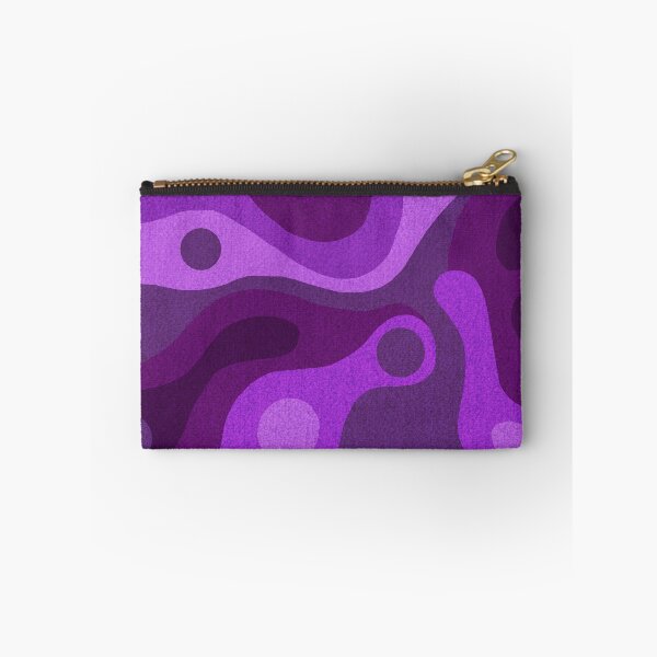 Item preview, Groovy Psychedelic Purple Shag Lava Rug designed and sold by BunnyThePainter.