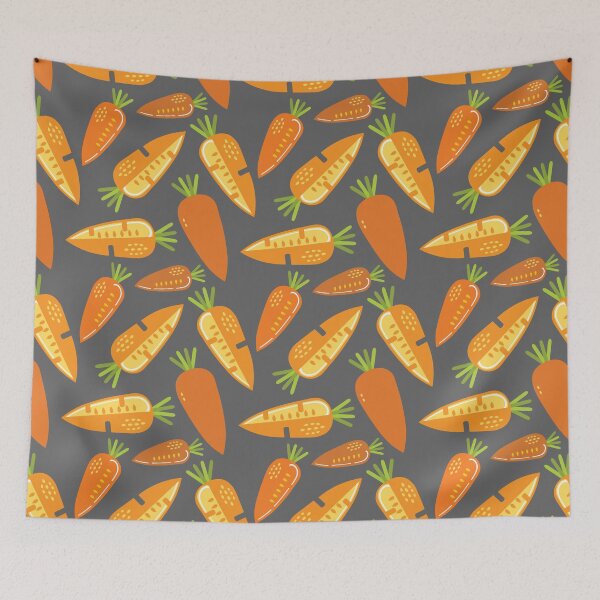 Item preview, Carrot seamless pattern drawn cute children sketch designed and sold by lex-sky.