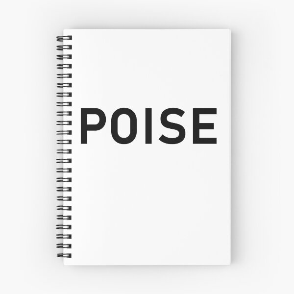 Item preview, poise word designed and sold by Starstacks.