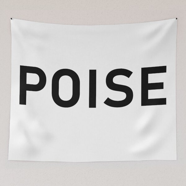 Item preview, poise word designed and sold by Starstacks.