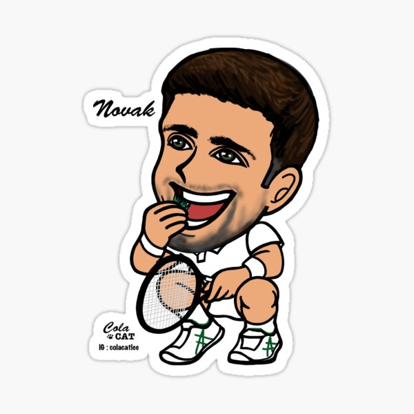 Novak Djokovic Sticker