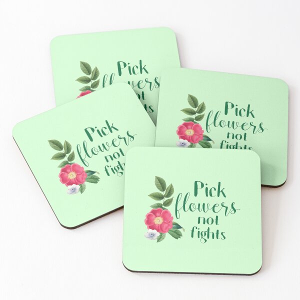 Item preview, Pick flowers not fights designed and sold by jazzydevil.