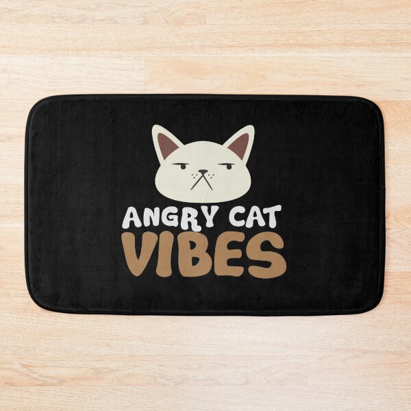 Item preview, Angry cat VIBES designed and sold by jazzydevil.