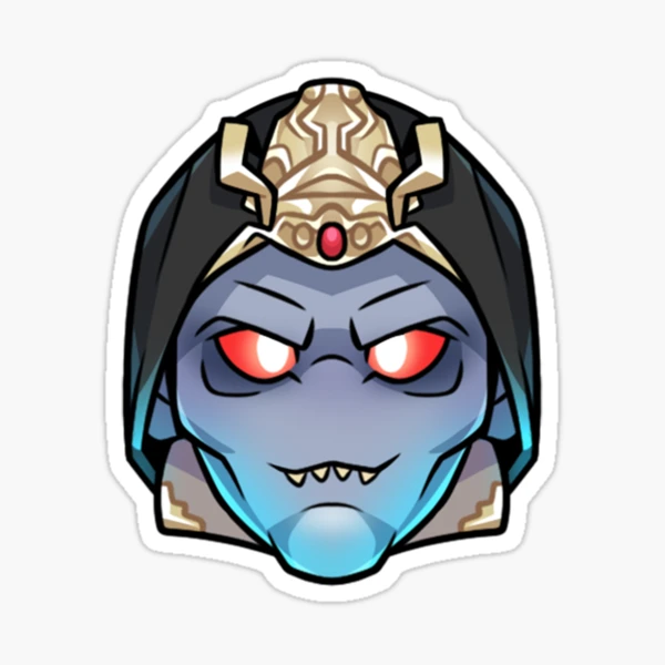 Sticker Face - SHAO KAHN Sticker for Sale by adriancajili