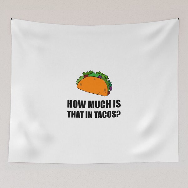 Item preview, How Much In Tacos Funny Fan designed and sold by TheBestStore.