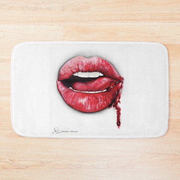 Item preview, Angelina Jolie lips designed and sold by valentina albanese.
