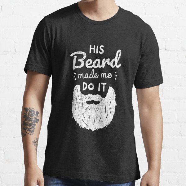 Official Majestic Mer-Beard Funny Humor Beard Manly Shirt