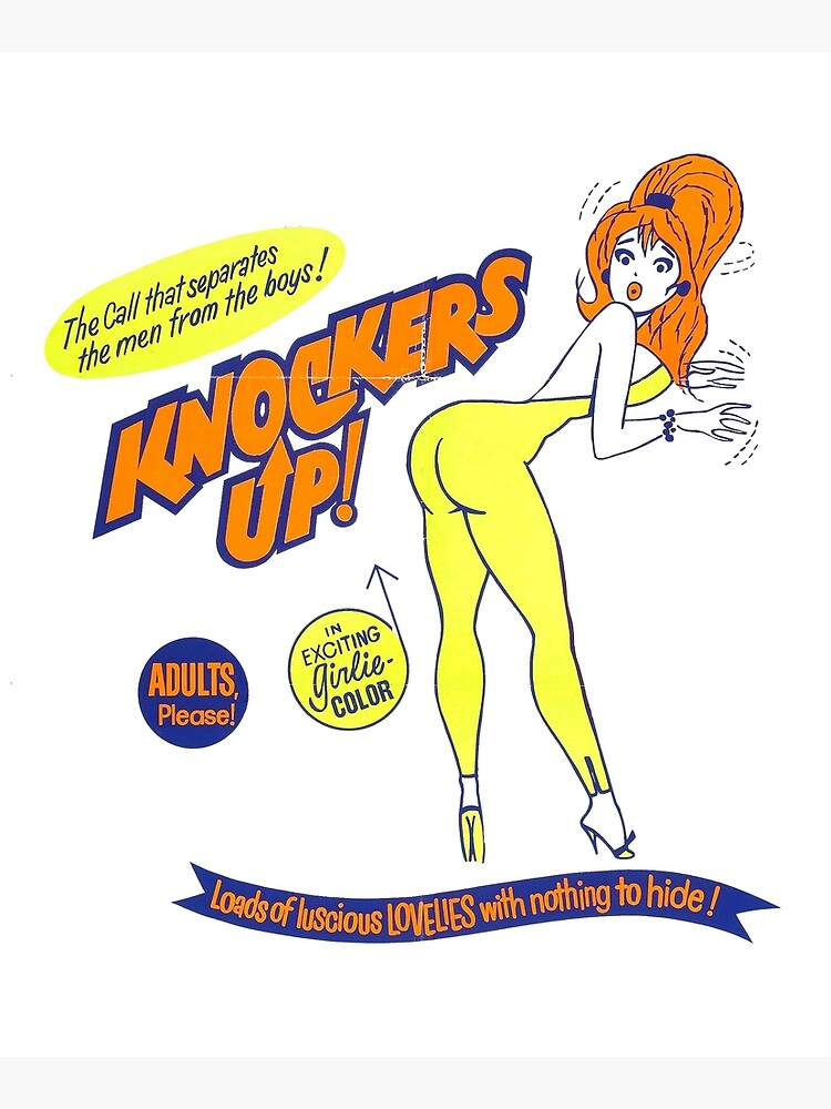 "Knockers Up (1963)" Mounted Print for Sale by attractivedecoy Redbubble