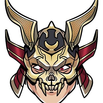 Sticker Face - SHAO KAHN Sticker for Sale by adriancajili