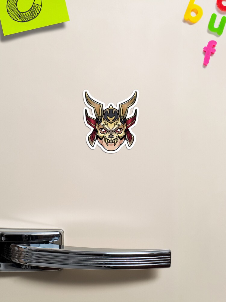 Sticker Face - SHAO KAHN Sticker for Sale by adriancajili