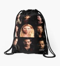 Characters Poster Drawstring Bag