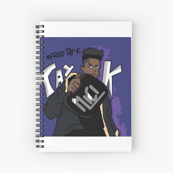 Free Tay K 47 BB simon Supreme Belt Spiral Notebook for Sale by  bensdesiigns