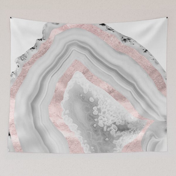 Item preview, Agate Rose Gold Foil Glam #1 #gem #decor #art designed and sold by Anita's & Bella's Art.