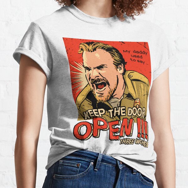 Jim Hopper Keep the Door Open T-shirt classique