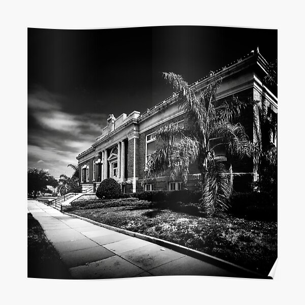 Port Tampa City Library Poster By Skeeterman Redbubble