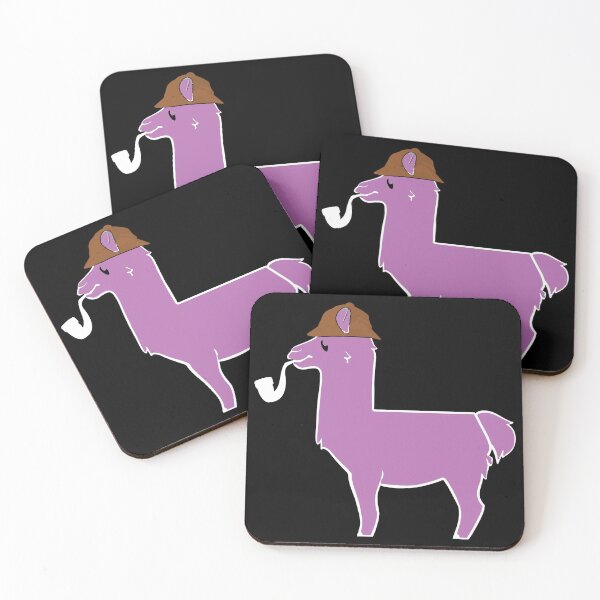 Item preview, The Great Llama Detective (Pink) designed and sold by CrimeLab.
