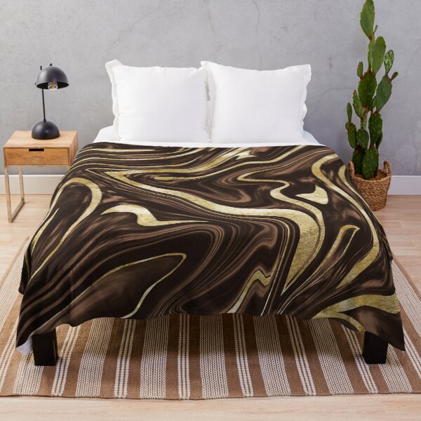 Item preview, Brown Gold Marble #1 #decor #art  designed and sold by Anita's & Bella's Art.