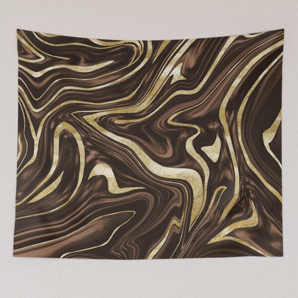 Item preview, Brown Gold Marble #1 #decor #art  designed and sold by Anita's & Bella's Art.