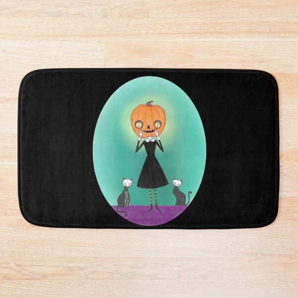 Item preview, Pumpkinhead girl designed and sold by SkullKittens.