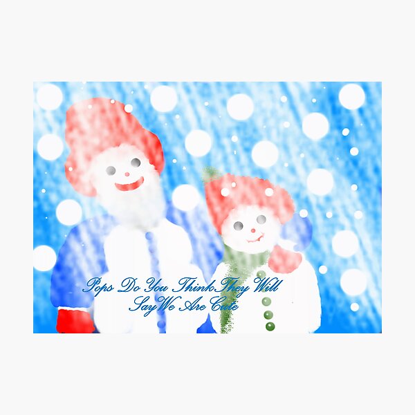 Item preview, POPS DO YOU THINK THEY WILL SAY WE ARE CUTE designed and sold by SherriOfPalmSprings Sherri Nicholas-.