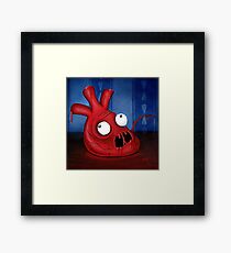 Blargh Heart Framed Print