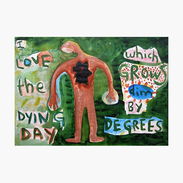 Item preview, I Love The Dying Day designed and sold by John Douglas.
