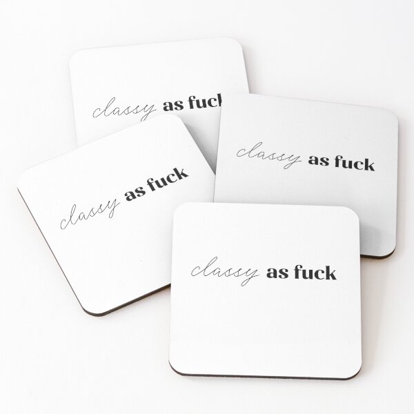 Item preview, Classy as Fuck designed and sold by Kerstin Ebner.