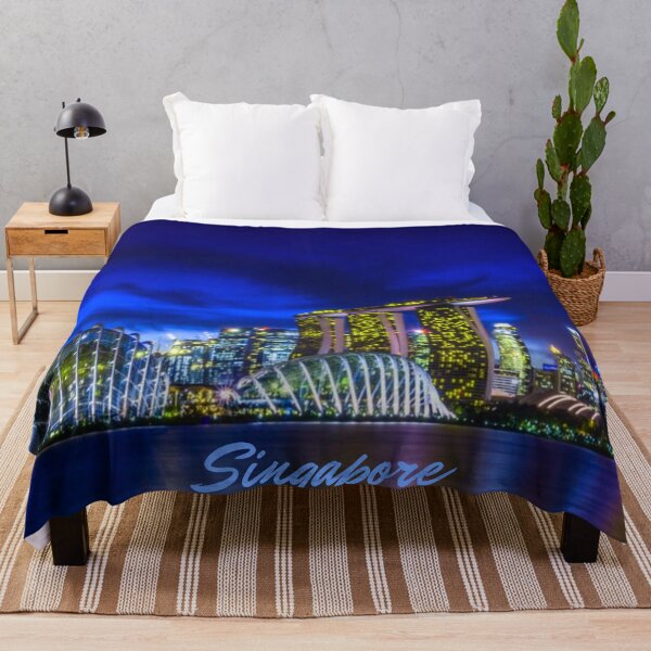 Item preview, Singapore City Skyline At Night designed and sold by mwagie.