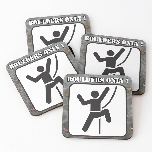 Item preview, Boulders Only! designed and sold by UltimatePrintCo.