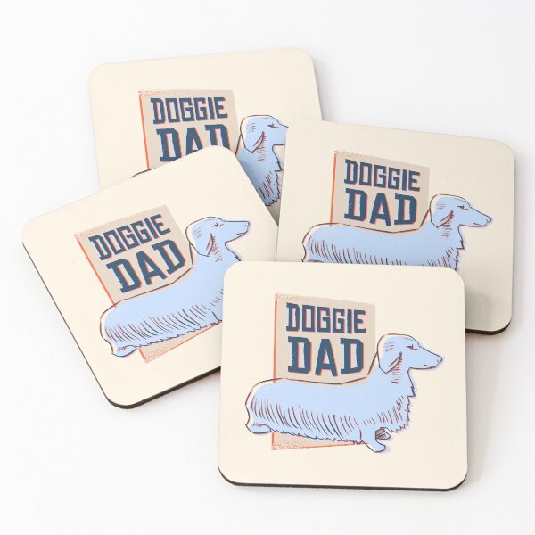 Item preview, Dachshund Doggie Dad designed and sold by Cute and Funny Animal Art Designs.