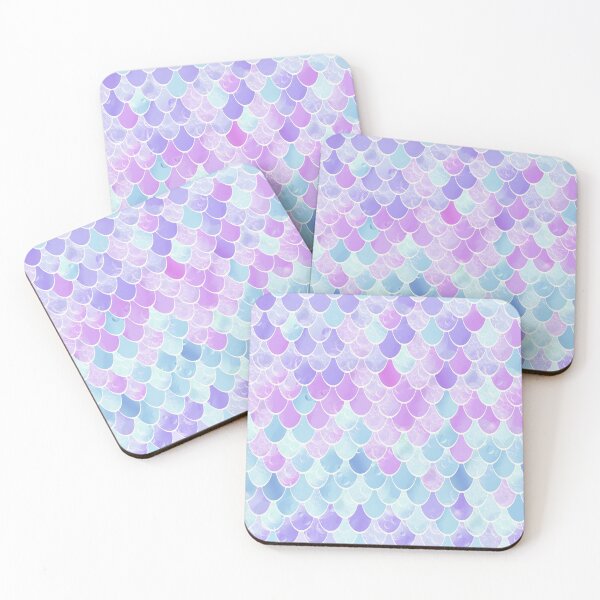 Item preview, Cute Girls Mermaid Scales Pattern, Pink, Purple, Teal  designed and sold by meggydesigns.