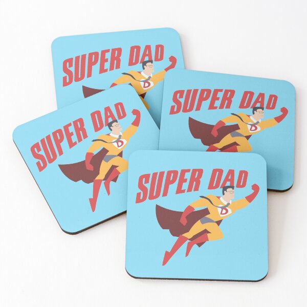 Item preview, Superhero Super Dad designed and sold by Cute and Funny Animal Art Designs.