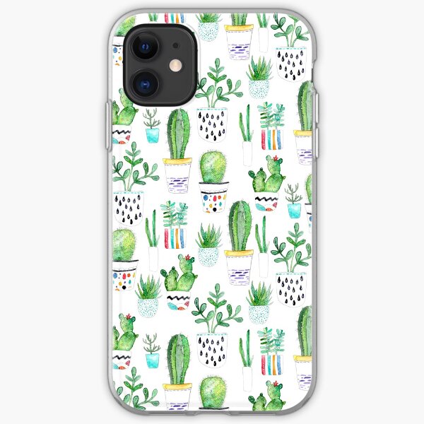 Watercolour Succulents iPhone Soft Case