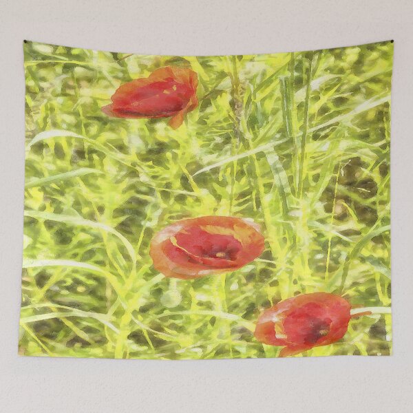 Item preview, Poppy Watercolour Art designed and sold by bejacs.