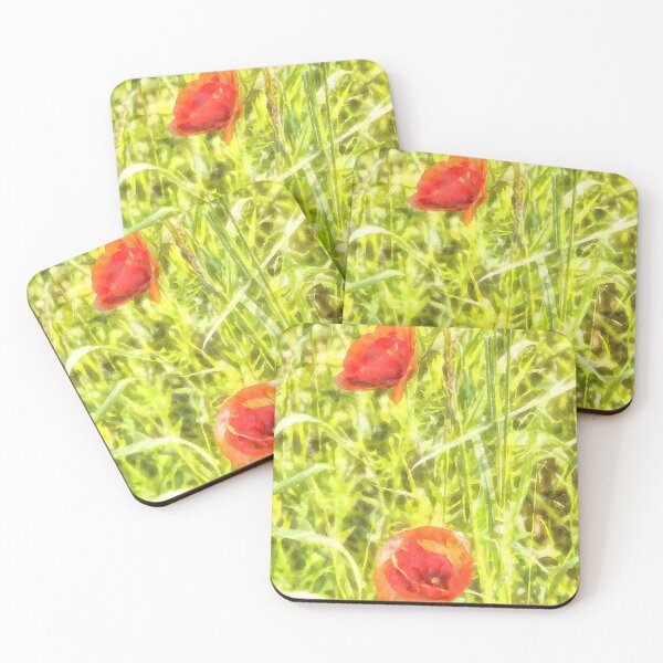 Item preview, Poppy Watercolour Art designed and sold by bejacs.