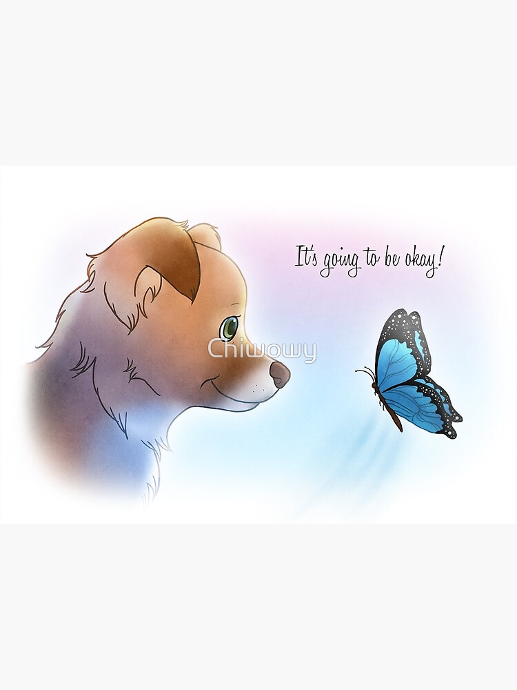 Thumbnail 2 of 2, Greeting Card, Chiwowy - It's going to be okay designed and sold by Chiwowy.