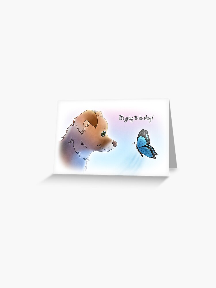 Thumbnail 1 of 2, Greeting Card, Chiwowy - It's going to be okay designed and sold by Chiwowy.