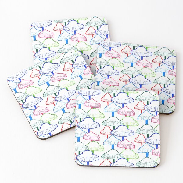 Item preview, Colourful mushrooms designed and sold by crumpsticks.