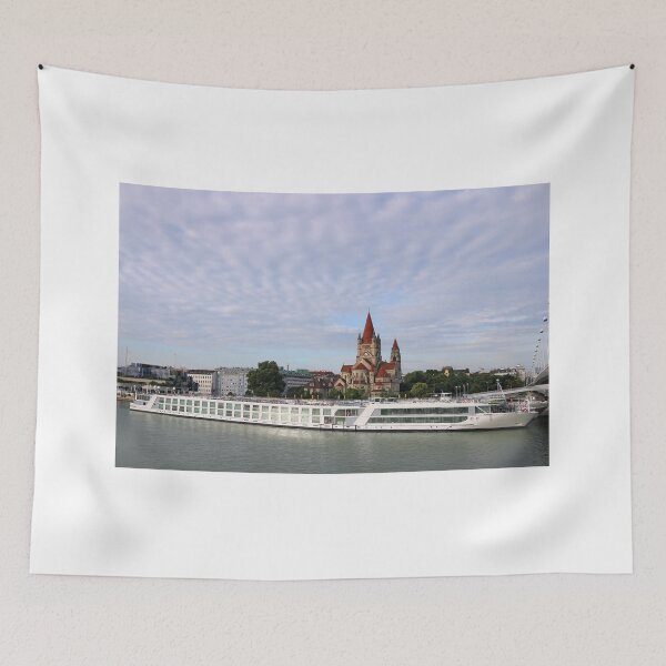 Item preview, Saint Francis of Assisi Church Danube riverside Vienna Austria designed and sold by goceris.
