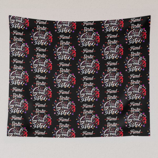 Item preview, Soul Sister soulmate best friend sisters glitter funny cute t-shirt designed and sold by urban-design.