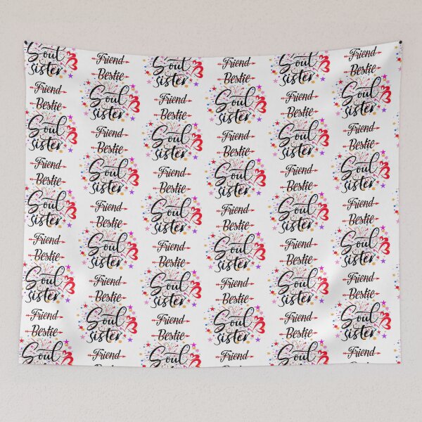 Item preview, Soul Sister soulmate best friend sisters glitter funny cute t-shirt designed and sold by urban-design.