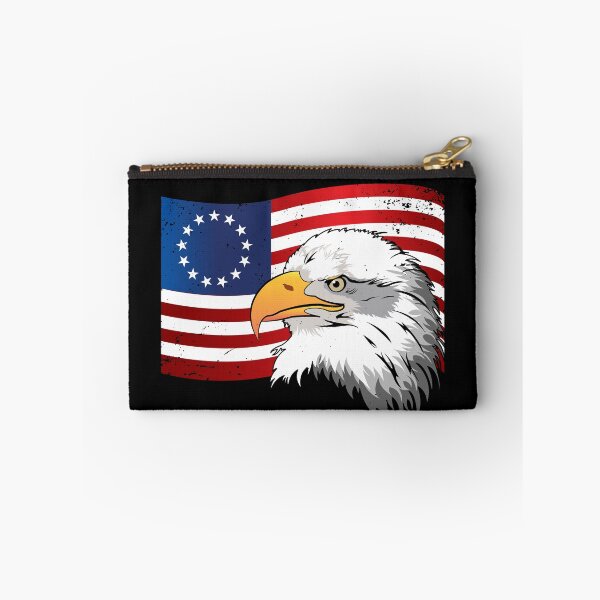 Item preview, Betsy Ross Flag Eagle 13 Colonial Colonies American Flag designed and sold by ZNOVANNA.