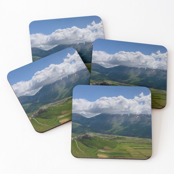 Item preview, Cloud patterns over Monte Vettore with Castelluccio and the Piano Grande in the foreground designed and sold by AndrewJonesFoto.