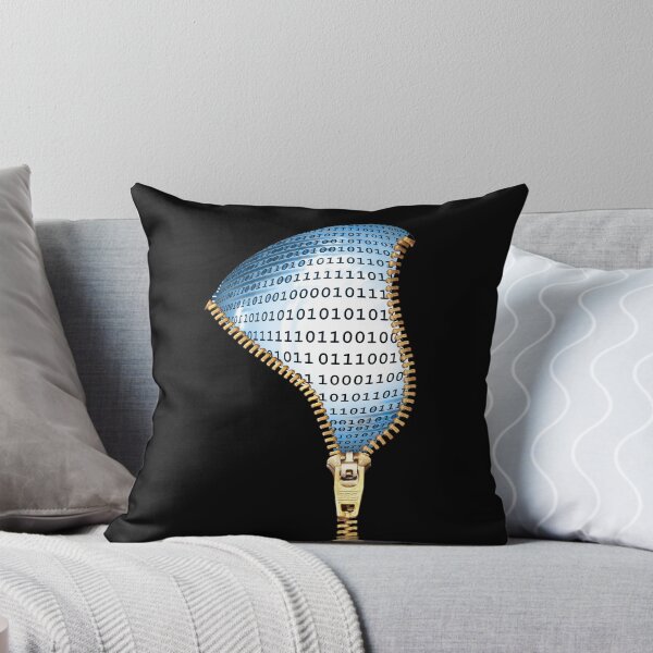 Item preview, Zipper Blue Binary Code Reveal designed and sold by Darcy777.