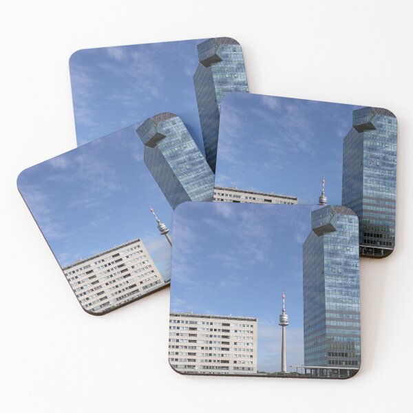 Item preview, tv tower and buidlings cityscape Vienna Austria designed and sold by goceris.