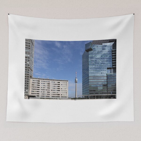 Item preview, tv tower and buidlings cityscape Vienna Austria designed and sold by goceris.