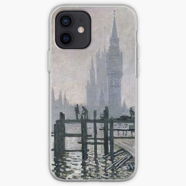 Claude Monet - The Thames below Westminster (1871) iPhone Soft Case
