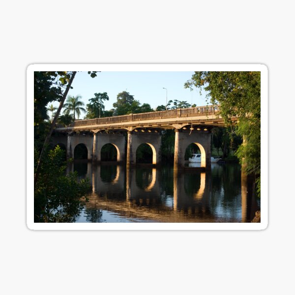 End of an Era ~ East Innisfail Jubilee Bridge, FNQ, AU Sticker